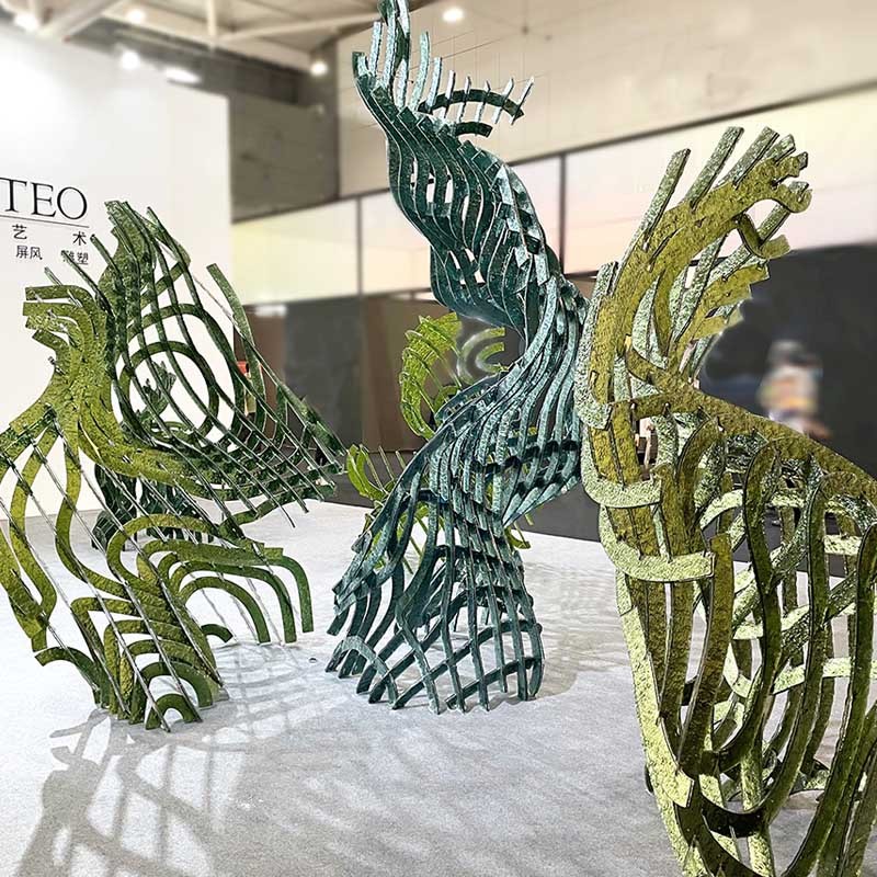 Five-in-one Combined Modern Abstract Acrylic Art Sculpture