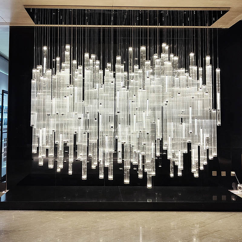 Art Decor White Room Divider Screen Partition With Light Sources