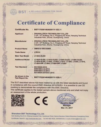 LED light source  CE certification