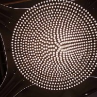 Large Modern Round Glass Light Installation Art Chandelier