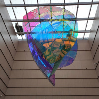 Non-standard Custom Colorful Acrylic Flower Installation Art