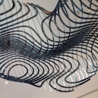 Hilton Hotel Lobby Stainless Steel Installation Art