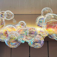 Lustre décoratif moderne d'art de conception de bulle