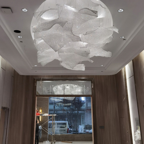 DIY Club transparenter Kristallperlen-Kronleuchter