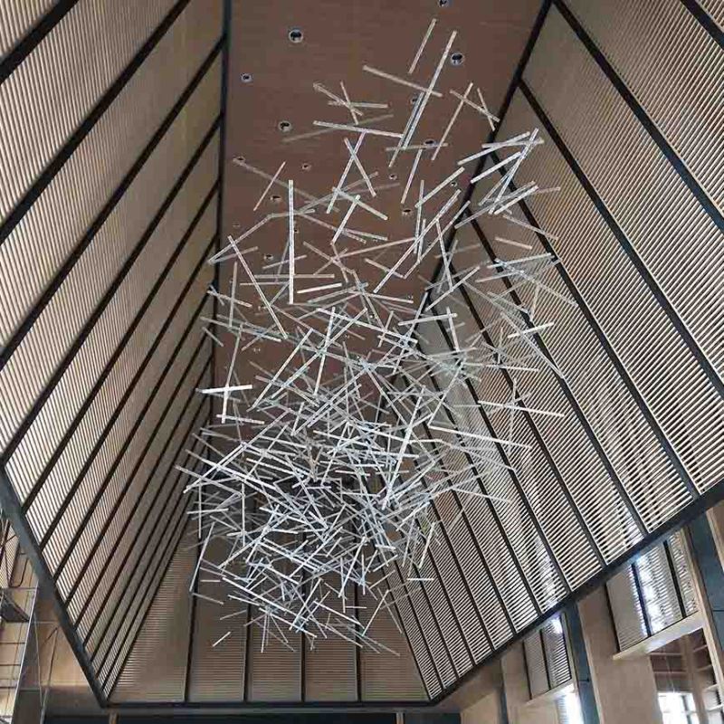 Customized Large Creative Glass Tube Modeling Lighting