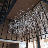 Customized Large Creative Glass Tube Modeling Lighting