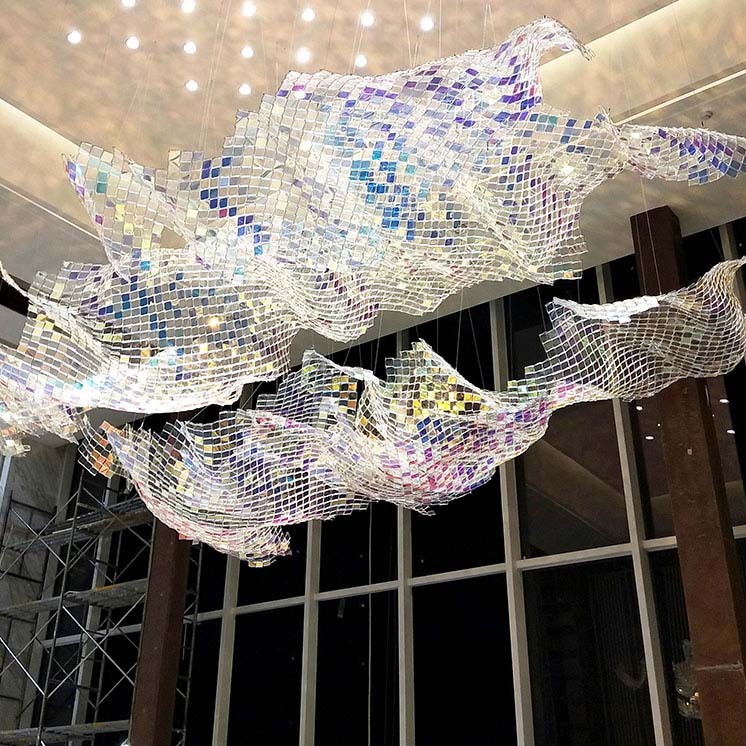 Custom Large/Giant Modern Lobby Lighting/LED Chandelier/Pendant Lighting/Ceiling Lights