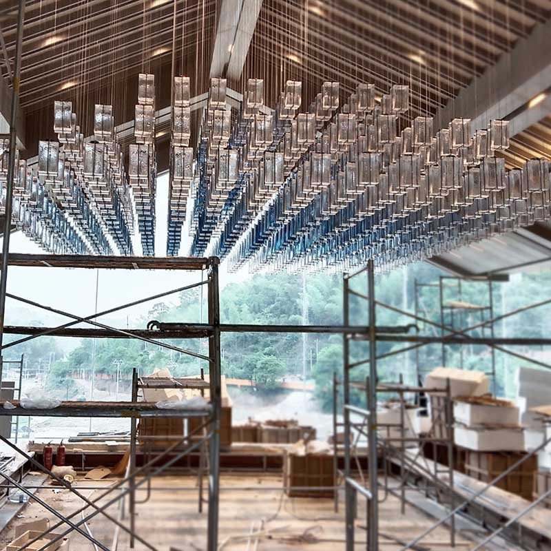 Colored Non-standard Creative Glass Bottle Art Lighting