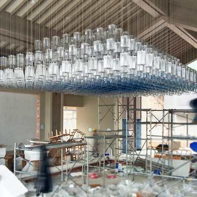 Colored Non-standard Creative Glass Bottle Art Lighting