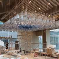 Colored Non-standard Creative Glass Bottle Art Lighting