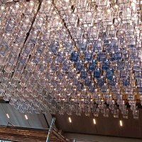 Colored Non-standard Creative Glass Bottle Art Lighting