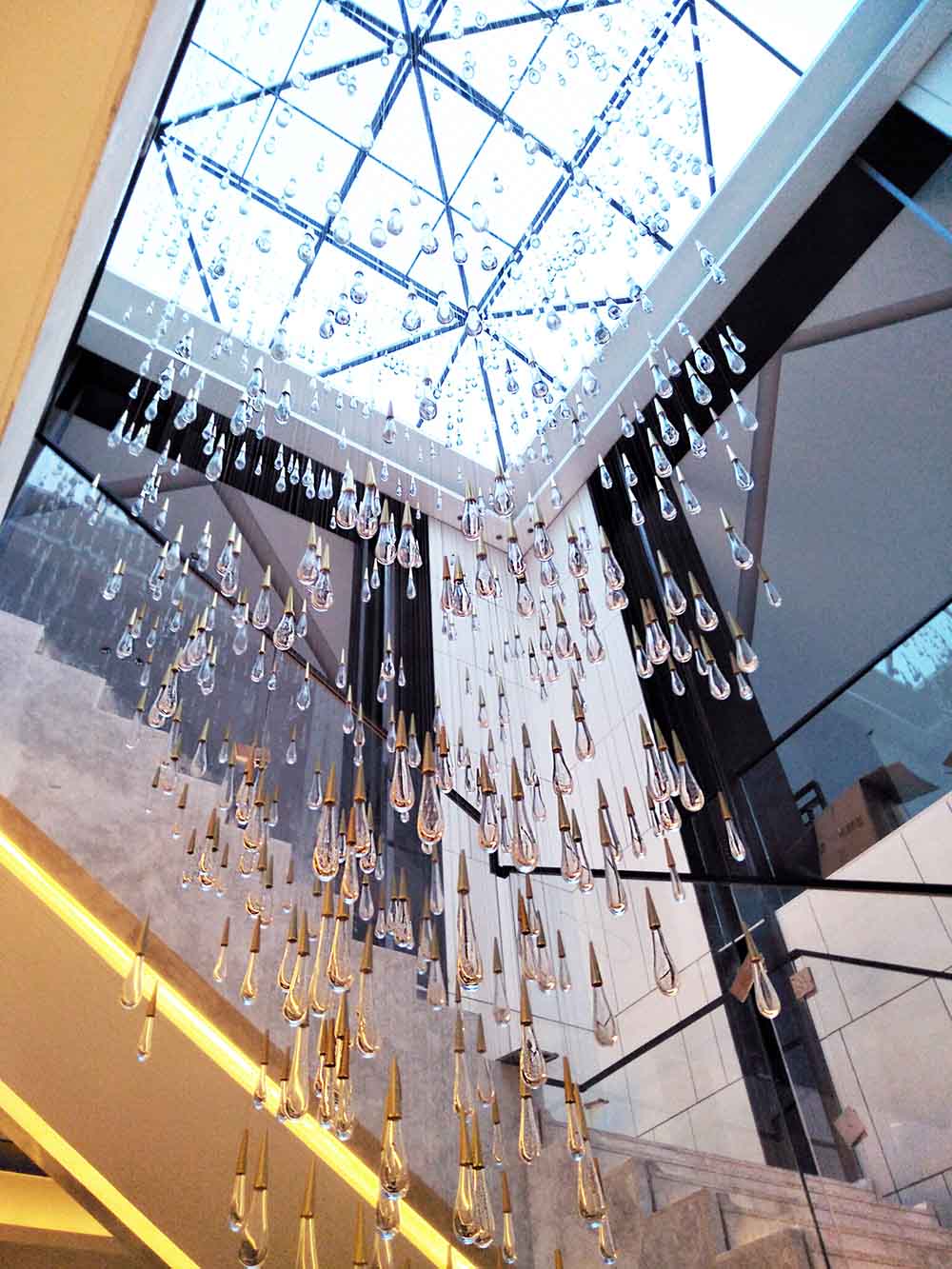 Custom Stair Chandelier