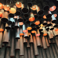 Custom Hotel Lobby Non-standard Lighting Design