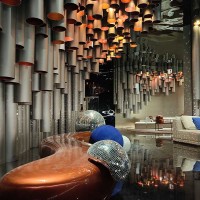 Custom Hotel Lobby Non-standard Lighting Design