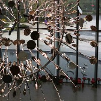 Lampadario d'arte a forma speciale in acciaio inossidabile personalizzato