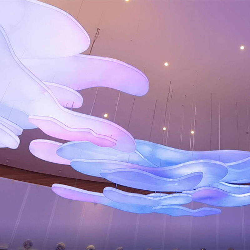 Art Lighting Design Of Engineering Lights In Hotel Lobby