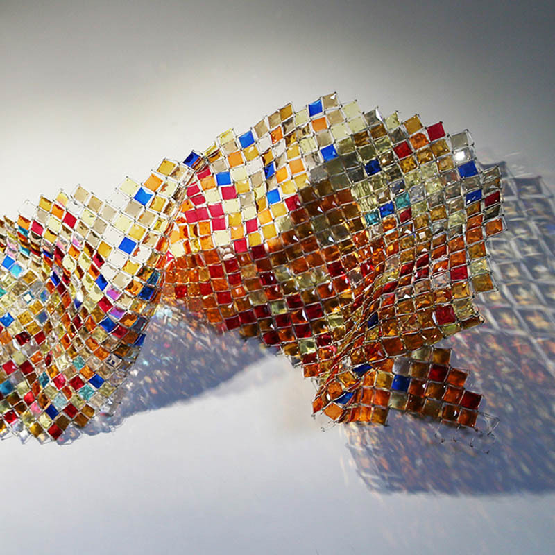 Customized Large Crystal Wall Sculpture