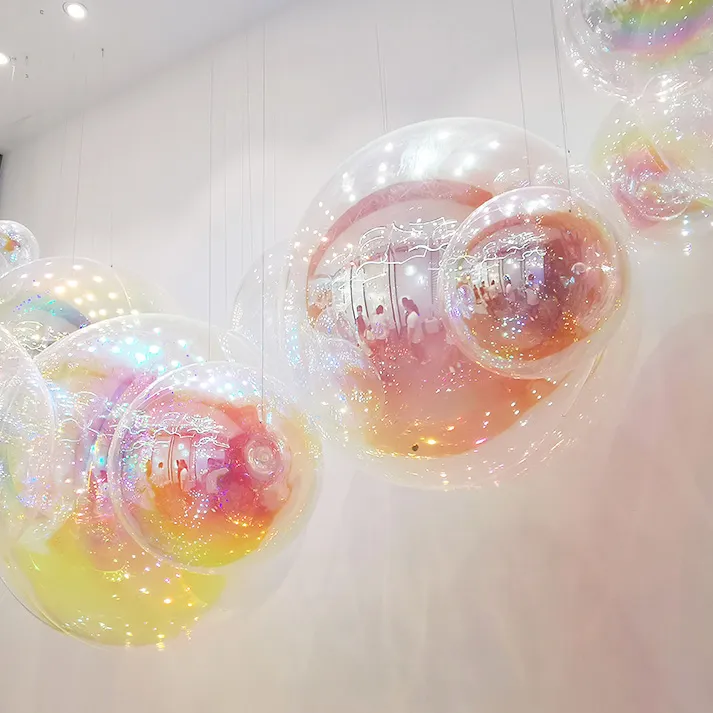 Customized Nordic Hall Hanging Glass Art Installation