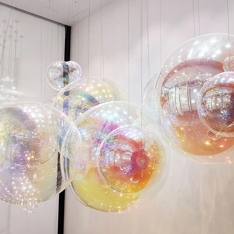 Customized Nordic Hall Hanging Glass Art Installation