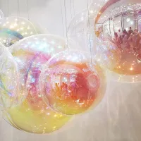Customized Nordic Hall Hanging Glass Art Installation