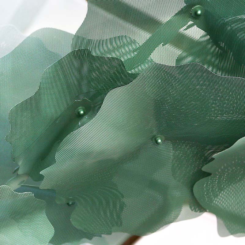 Custom Large Green Wrought Iron Iron Plate Installation Art/Chandeliers/Light Fixtures