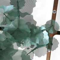 Custom Large Green Wrought Iron Iron Plate Installation Art/Chandeliers/Light Fixtures