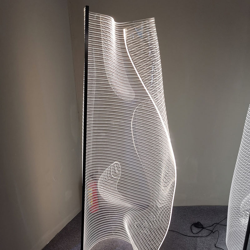 Wholesale Custom Creative Acrylic Floor Lamp