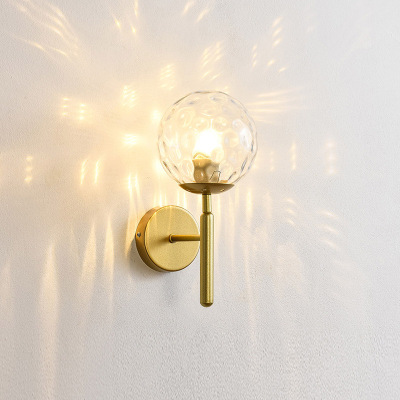 Lampe de mur en cristal de chambre d'invité de vente chaude