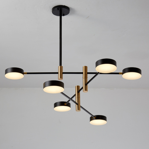 Lustre de vidro acessível estilo nórdico