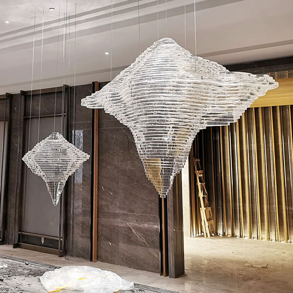 Art Clear Acrylic Sculpture