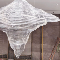 Art Clear Acrylic Sculpture