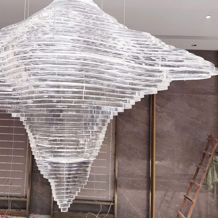 Art Clear Acrylic Sculpture