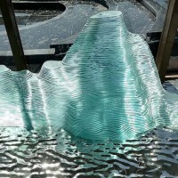 Ice Sculpture-layered Glass Sculpture