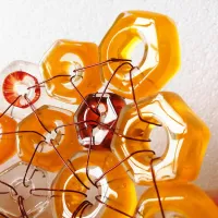 Installazione in vetro tridimensionale Art. n