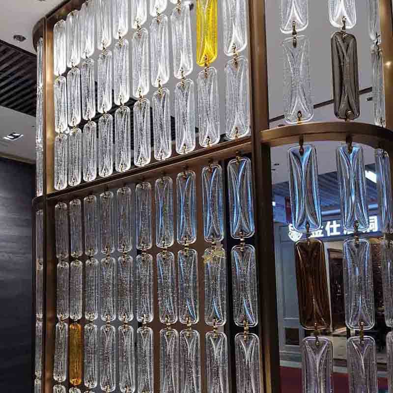 Clear Crystal Art Divider Screen Customization