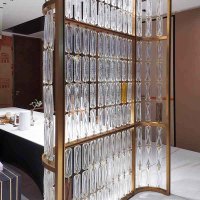 Clear Crystal Art Divider Screen Customization