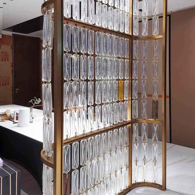 Clear Crystal Art Divider Screen Customization