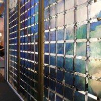 Écran de séparation de partition peint moderne