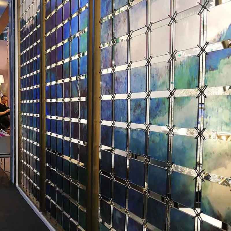 Écran de séparation de partition peint moderne