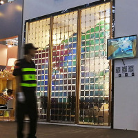 Écran de séparation de partition peint moderne