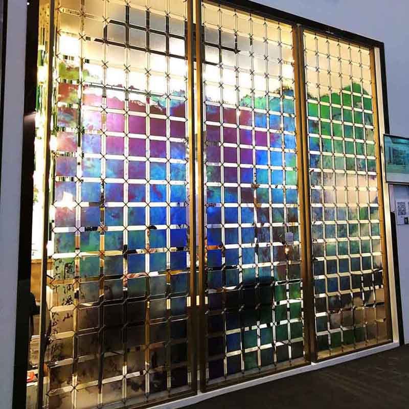 Écran de séparation de partition peint moderne