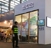 Écran de séparation de partition peint moderne