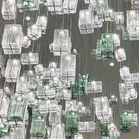 Glass Bottle Combination Modern Art Lighting