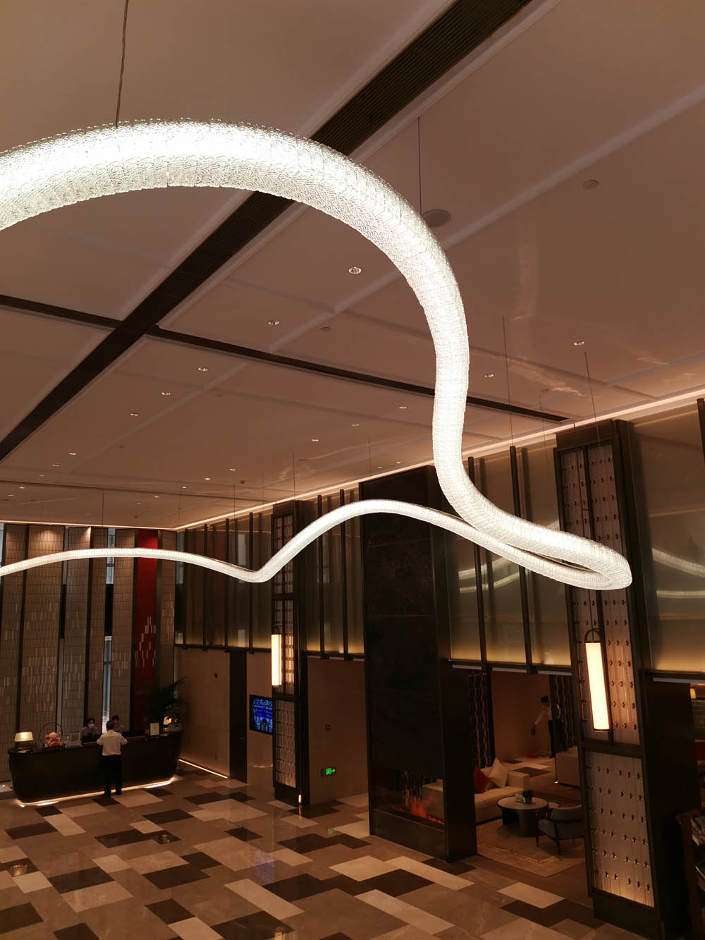 installation art of large-scale lighting design