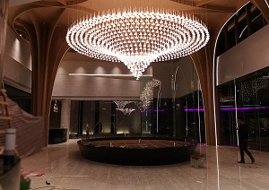 custom hotel chandelier
