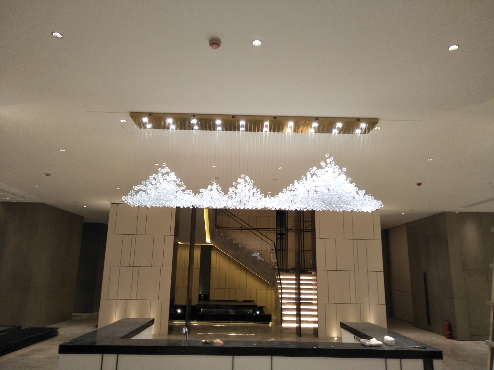 customized acrylic chandelier