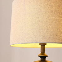 Customized table lamps in an antique style