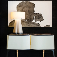 Customized and personalized fabric table lamps