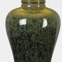 Vintage European-style copper ceramic table lamp