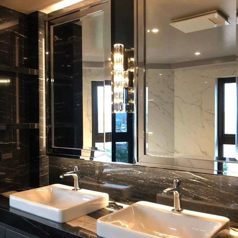 Living room bedroom hallway crystal wall lamp